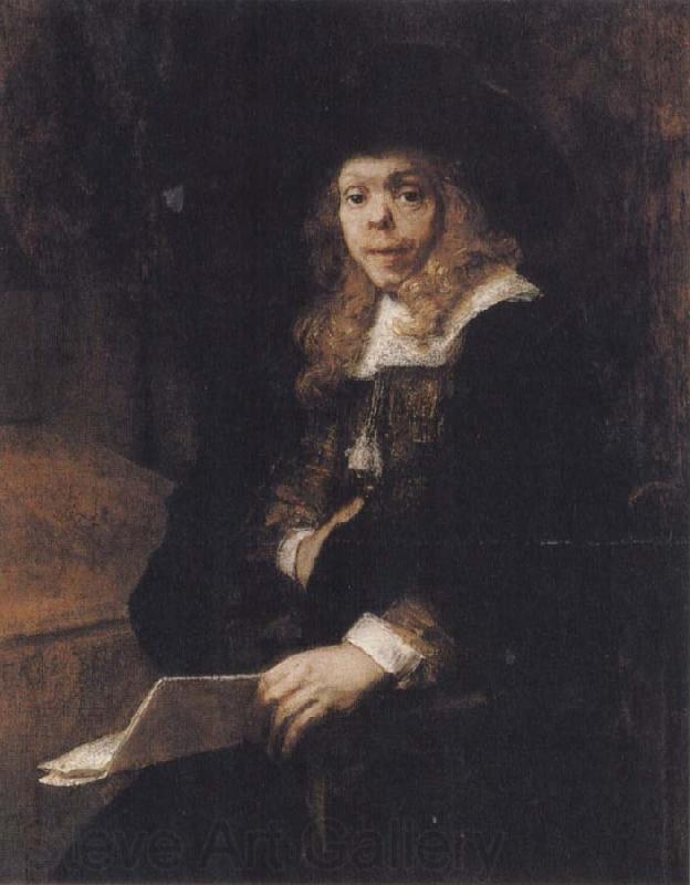 REMBRANDT Harmenszoon van Rijn Portrait of Gerard de Lairesse Spain oil painting art